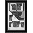 thumbnail image 1 of Various capitals (St. John Lateran, St. Mary in Cosmedin, S. Lorenzo fm etc.) 17x24 Black Ornate Wood Framed Canvas Art by Piranesi, Giovanni Battista, 1 of 2