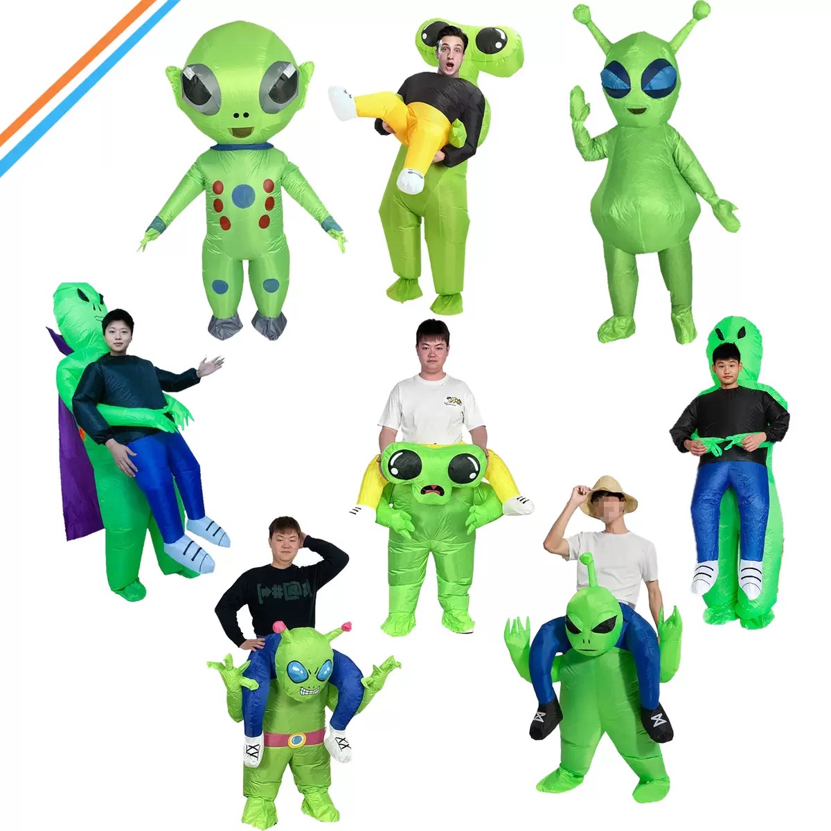 Various inflatable alien costumes, party props, cute toys - Walmart.com