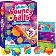 Piano Potato DIY Bouncy Ball Kit for Kids - STEM Science Lab with 5 Unique Molds, 7 Colors & Monster Eyes, Makes 30 Custom Balls - Party Favor Craft Gift for Kids Ages 8-12