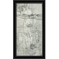 thumbnail image 1 of Various studies 24x40 Large Black Ornate Wood Framed Canvas Art by Michelangelo, 1 of 2
