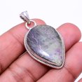 thumbnail image 1 of Variscite In Purpurite -Faires Tin Mine 925 Silver Plated Pendant 1.64", Purple & Green Purpurite Pendant P_9362_374_36, 1 of 2