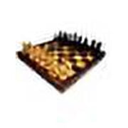 Varmohey Royal Handicrafts Handmade Reversible Wooden Game Chess & Board Solitaire
