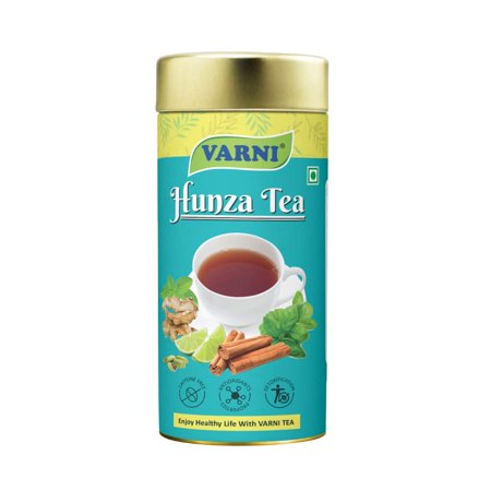 Varni Hunza Handmade 100% Natural Herbal Tea - An Energetic Drink For Good Health & Longevity | Caffeine Free | Builds Immunity | No Artificial Flavou