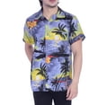 thumbnail image 1 of Varnit Crafts Hawaiian Shirt for Men Aloha Beach Green XXL, 1 of 7