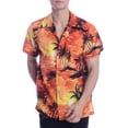 thumbnail image 1 of Varnit Crafts Hawaiian Shirt for Men Aloha Beach Orange 6XL, 1 of 7
