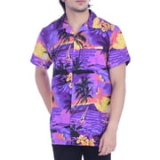Varnit Crafts Hawaiian Shirt for Men Aloha Beach Green XS
