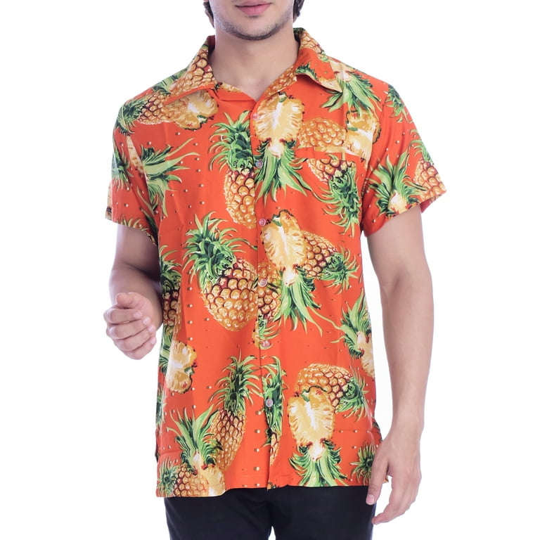 Pineapple hawaiian shirt hotsell