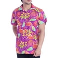 thumbnail image 1 of Varnit Crafts Hawaiian Shirt for Men Aloha Flamingo Purple 5XL, 1 of 6