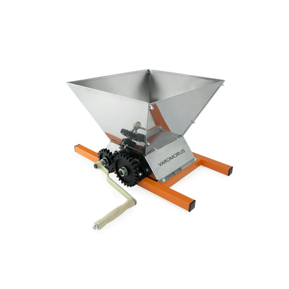 Varomorus Manual Soft Fruits Vegetables Berries Grape Crusher Grinder 7 Gallons (Stainless Steel)