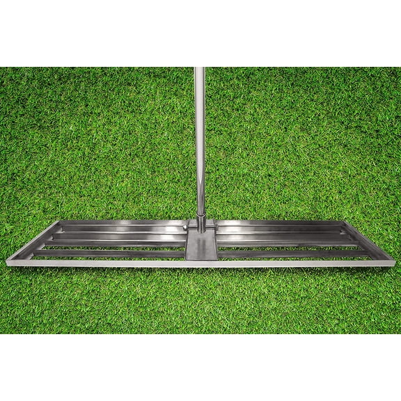 Varomorus Stainless Steel Lawn Level Tool with Handle for Grass Golf Field 42"