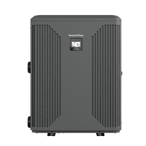 Varpoolfaye Inverter Swimming Pool Heat Pump, 140000 BTU 42,000 Gallons Electric Pool Heater for Above Ground and Inground Pool, WiFi Capable Timer, Heating and Cooling Pool Heater 220V