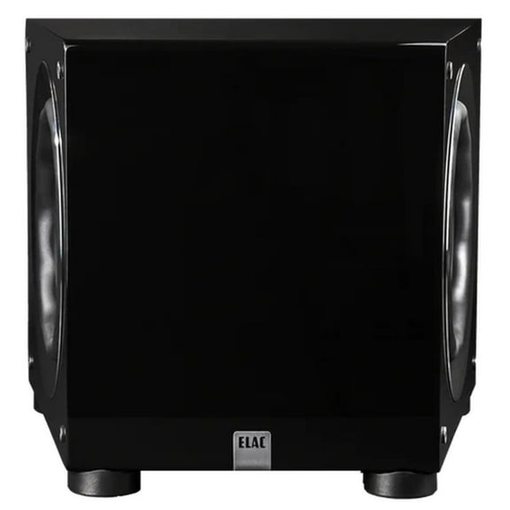 ELAC Varro Dual Reference DS1000 10" 1000W Powered Subwoofer with App Control/Auto EQ, Gloss Black
