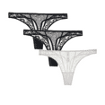 thumbnail image 1 of Varsbaby Lace Sexy Thongs Embroidery Transparent Low Rise Underwear Panty, 1 of 8