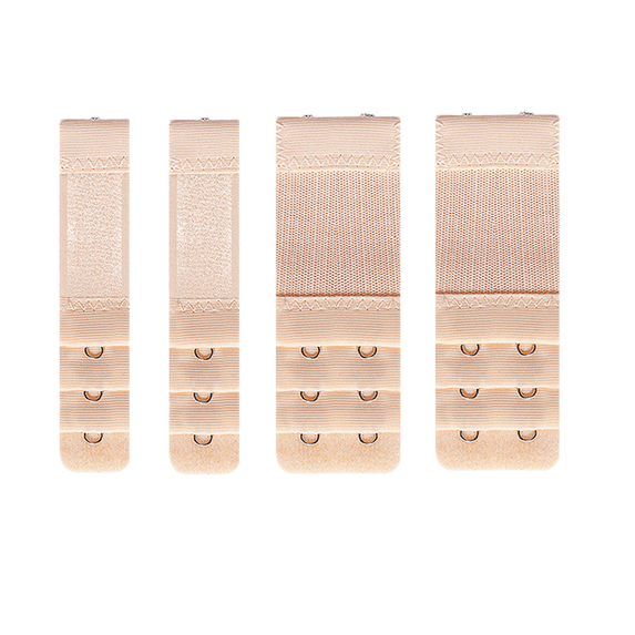 Varsbaby Women's Bra Extenders Elastic Stretchy Bra Extension Strap 4 pcs