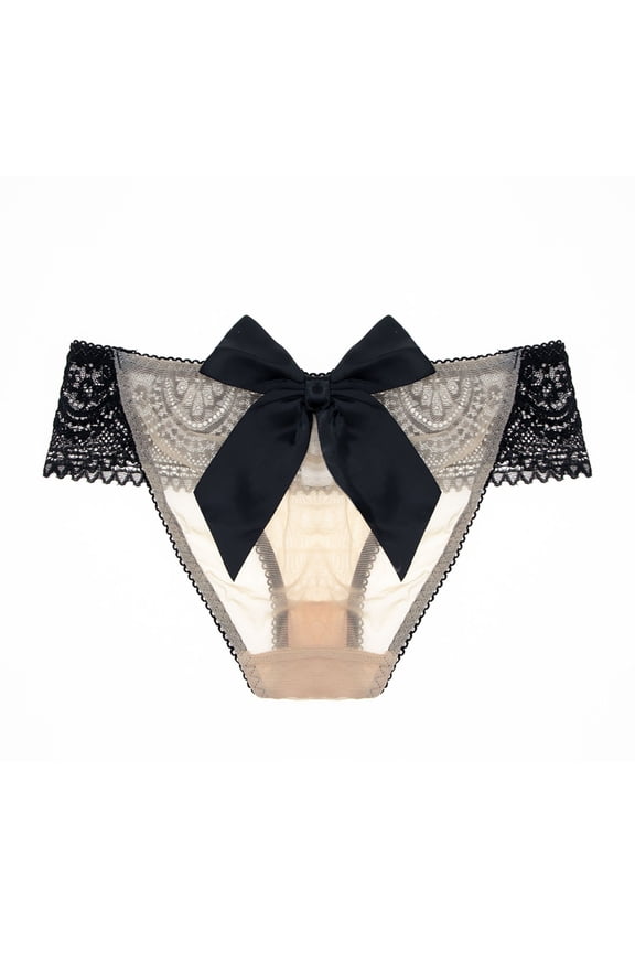 Women's Sexy Must Have Lace Bikini Lace Mesh and Bow Design