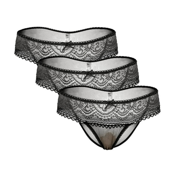 Varsbaby Women's Sexy Must Have Lace Panties Underwear 3 Pcs