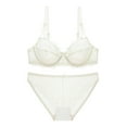 thumbnail image 1 of Varsbaby Women's Underwire Bra and Panties Set Lace Lingerie Sets, 1 of 5