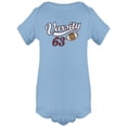 thumbnail image 1 of Varsity 63 Football Bodysuit Infant -Image by Shutterstock,  6 Months, 1 of 4