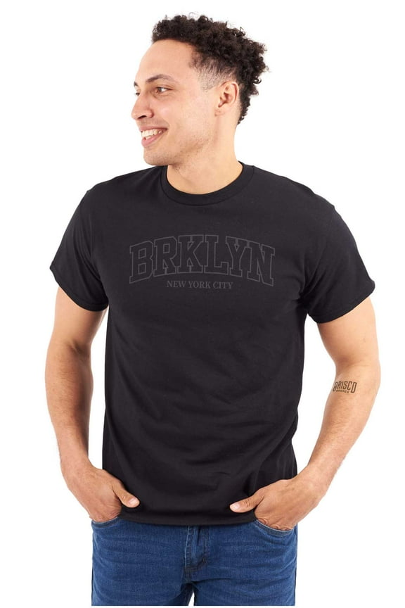Varsity Brooklyn New York City Men's Graphic T Shirt Tees Brisco Brands S