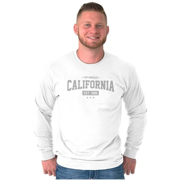 Varsity California Los Angeles 1986 Long Sleeve TShirt Men Women Brisco Brands S