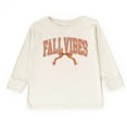 thumbnail image 1 of Varsity Fall Vibes Coquette - Youth Long Sleeve Graphic T-Shirt and Toddler Long Sleeve Graphic Tee, 1 of 16