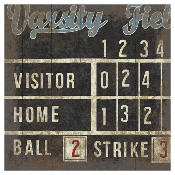 Varsity Field by The Vintage Collection Baseball Canvas Art
