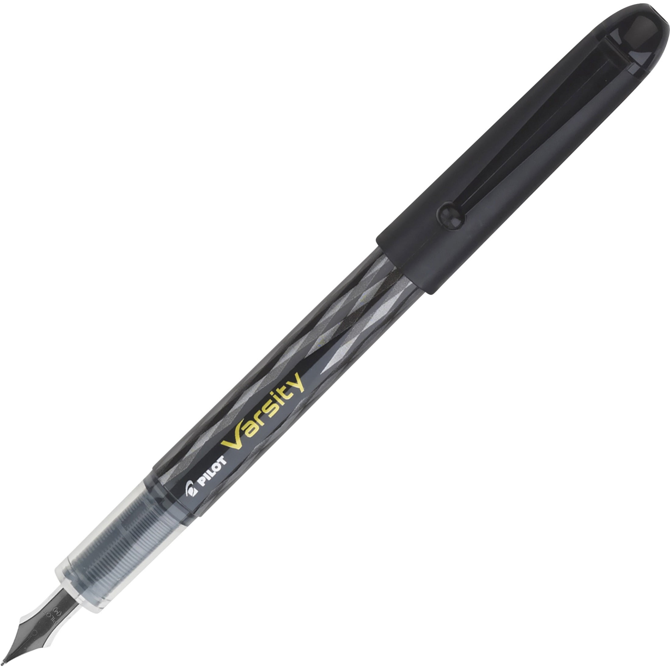 Varsity Fountain Pen, Medium 1 Mm, Black Ink, Gray Pattern Wrap | Bundle of 5 Each