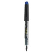 Pilot Varsity Disposable Fountain Pen - Fine Pen Point Type - Blue Ink - Silver, Black Barrel - 1 Each (90011_40)