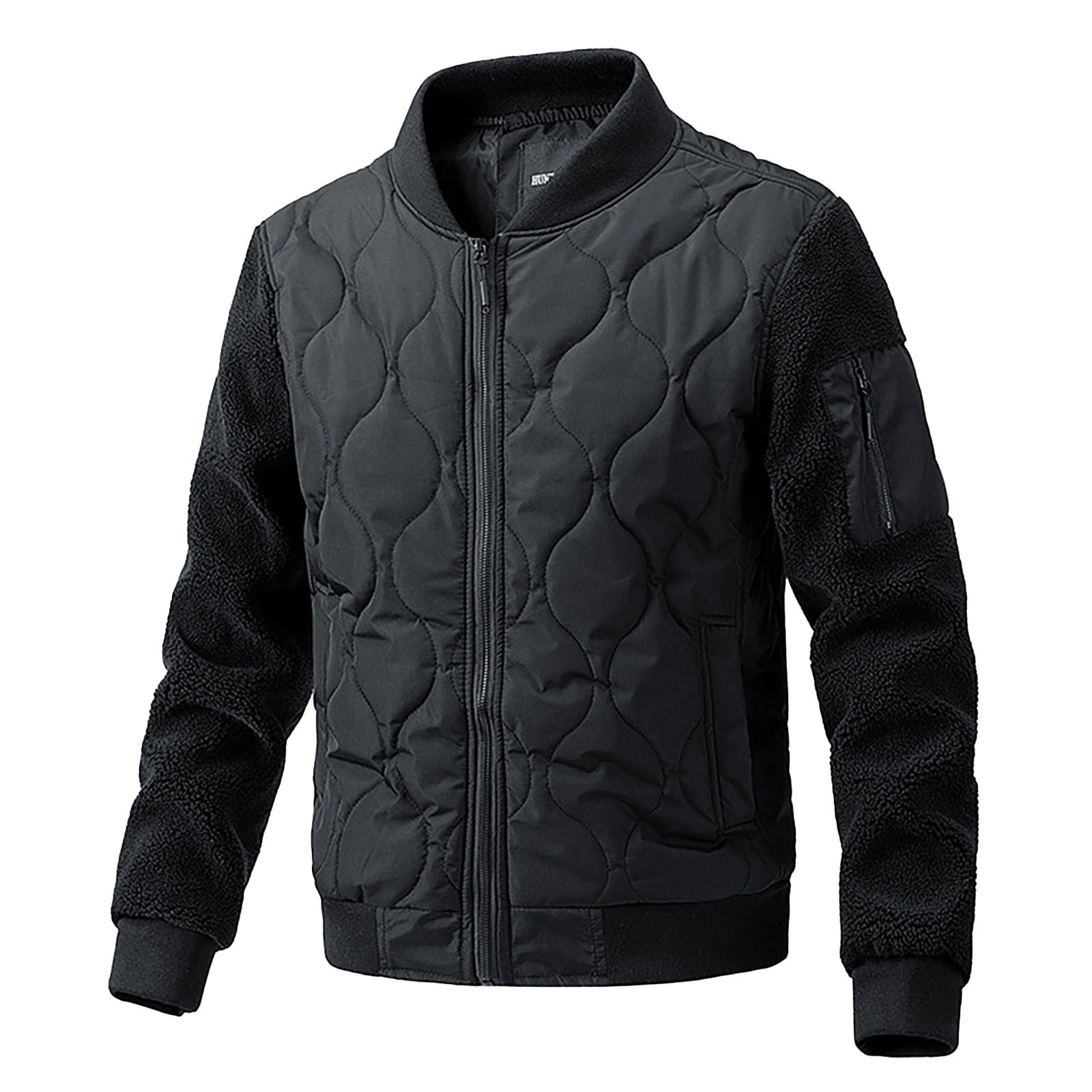 Round collar jacket mens discount