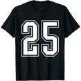 thumbnail image 1 of Varsity Jersey Number 25 T-Shirt, 1 of 3