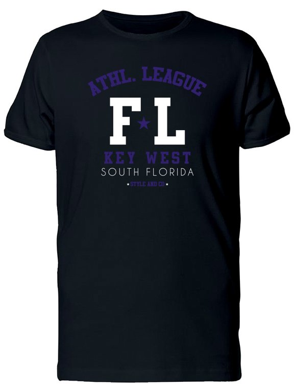 Varsity Key West South Florida T-Shirt Men -Image by Shutterstock, Male Large