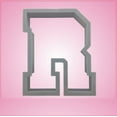 thumbnail image 1 of Varsity Letter R Cookie Cutter 3 Inch (Plastic), 1 of 1