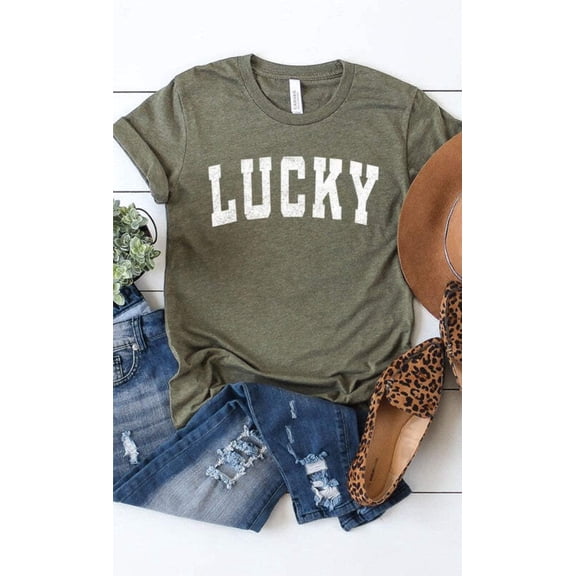 Varsity Lucky Graphic Tee T-Shirt