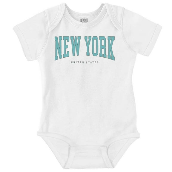 Varsity New York United States Romper Boys or Girls Infant Baby Brisco Brands 6M