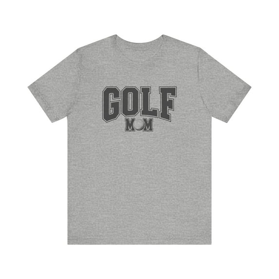 Varsity Style Golf Mom Collegiate Shirt, Womens Golf Shirt