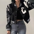 thumbnail image 1 of Varsity Style Patch Bomber Jacket, 1 of 1