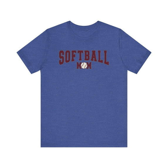 Varsity Style Softball Mom Shirt, Womens Softball Shirt