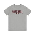 thumbnail image 1 of Varsity Style Softball Mom Shirt, Womens Softball Shirt, 1 of 4