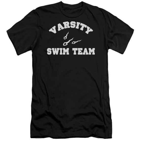 - Varsity Swim Team - Slim Fit Short Sleeve Shirt - Small