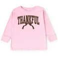 thumbnail image 1 of Varsity Thankful Coquette - Toddler Long Sleeve Graphic Tee and Youth Long Sleeve Graphic T-Shirt, 1 of 16