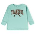 thumbnail image 1 of Varsity Thankful Coquette - Toddler Long Sleeve Graphic Tee and Youth Long Sleeve Graphic T-Shirt, 1 of 16