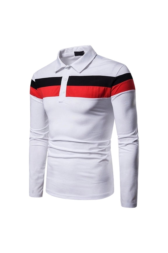 Varsity Tops for Young Men Long Sleeve Zip Pullover Shirt Athletic Casual Button Up Lapel Collar Basketball Top