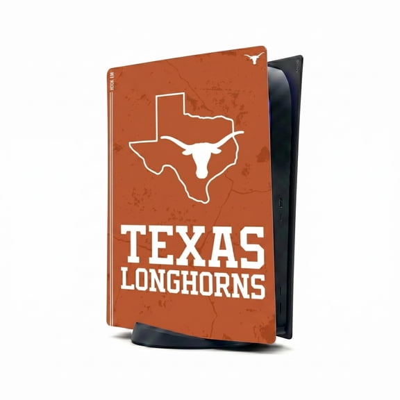 VarsityGripz Decal Gaming Skin Compatible with PS5 Disc Console - Officially Licensed Texas Longhorns Away Design