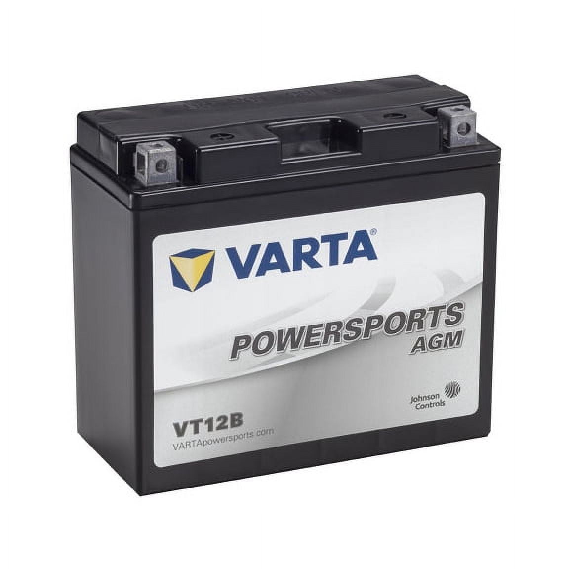 VARTA Powersports AGM YT12B-BS 12Ah Motorradbatterie 12V (DIN 51015)