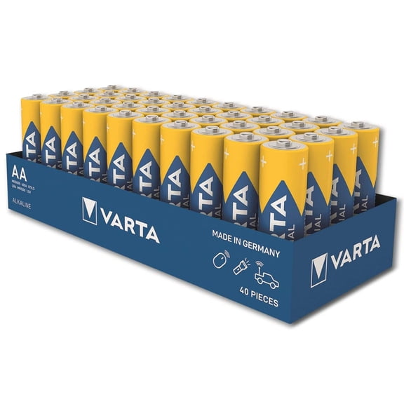Varta Batterie Industrial, AA, Type of Batteries Alkaline Manganese