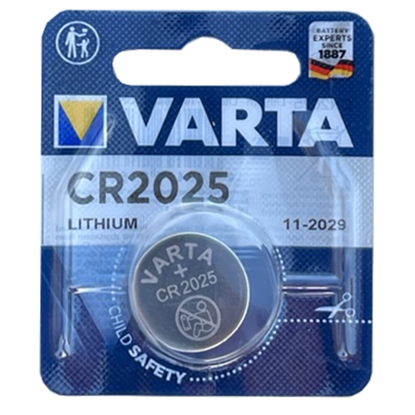 Varta Pack 2 Pilas Botón CR2025 3V