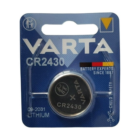 Varta VARTA-CR2430-BP 300mAh 3V Lithium Primary Coin Cell Battery