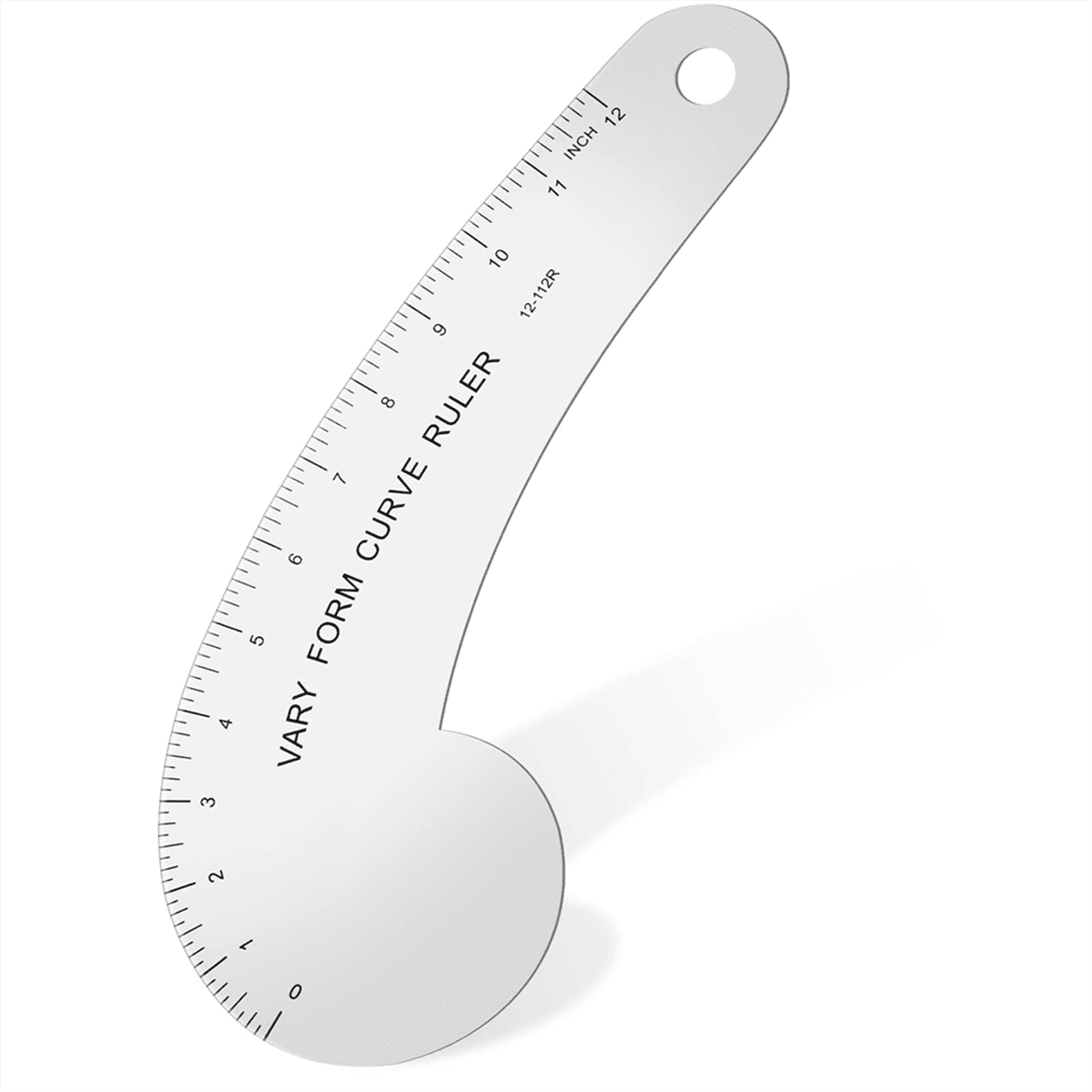Vary form curve ruler 12inch solid metal french curve hip curve ruler