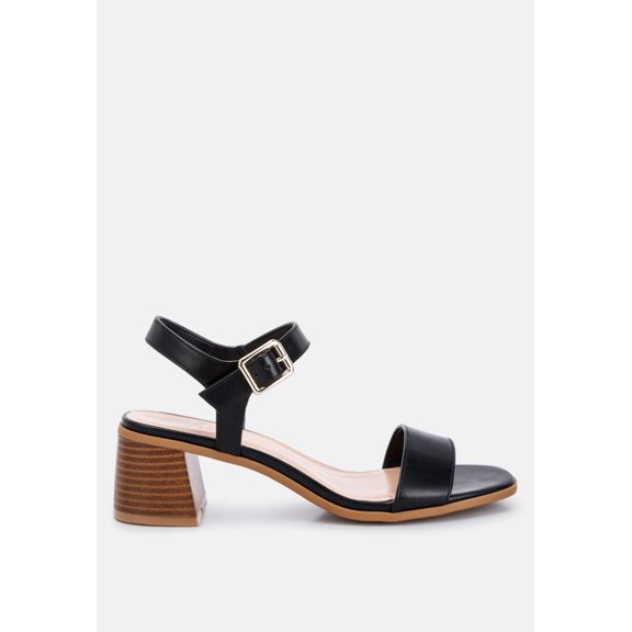 Varya Stacked Heel Sandals