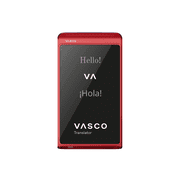 Vasco Translator Q1 | AI Voice Cloning Language Translator Device | 113 Languages | Free Lifetime Internet in Nearly 200 Countries | Scarlet Pulse